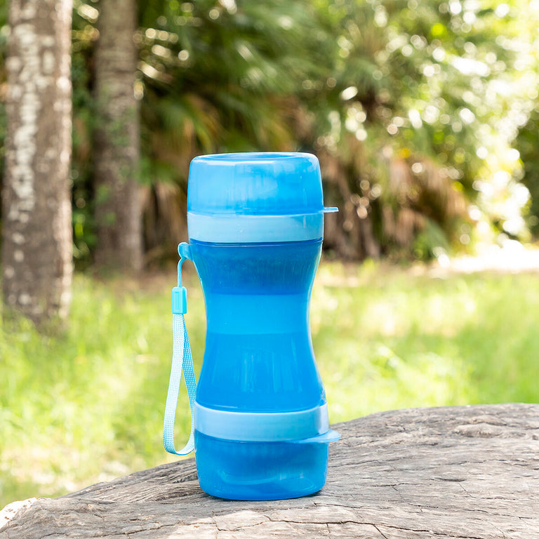 Bouteille avec Distributeur d'Eau et d'Aliments pour Animaux 2 en 1 Pettap InnovaGoods