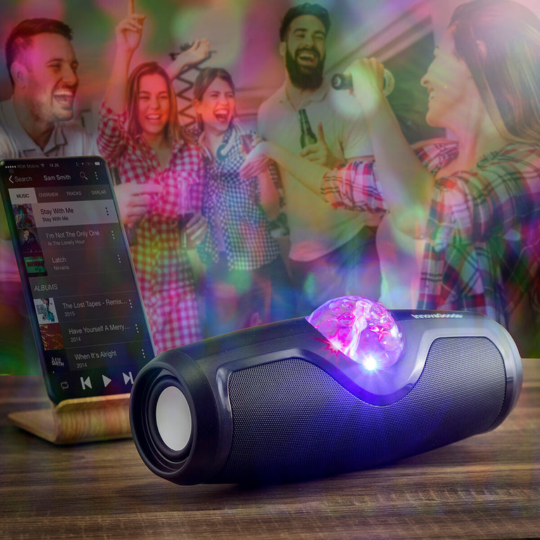 Enceinte Sans Fil Rechargeable avec Lumières Disco Waflash InnovaGoods