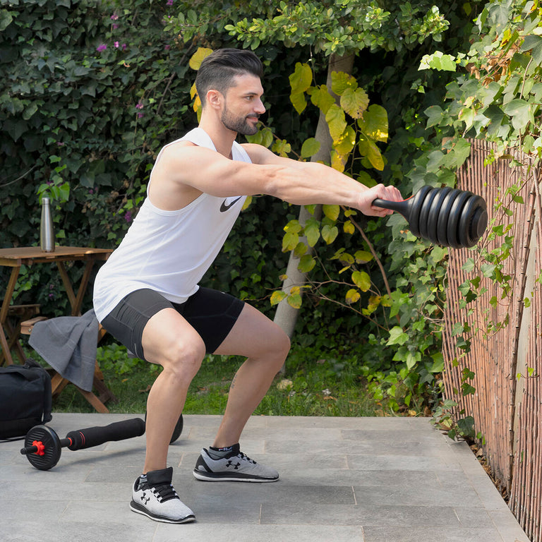 Ensemble de Poids Réglables6 en 1 avec Guide d’Exercices Sixfit InnovaGoods