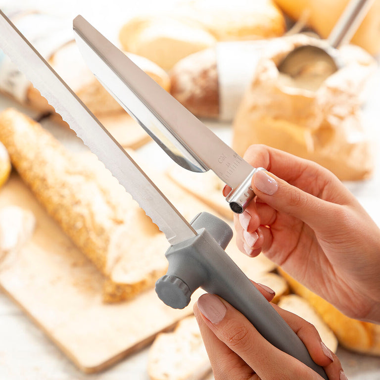 Couteau à Pain avec Guide de Coupe Réglable Kutway InnovaGoods