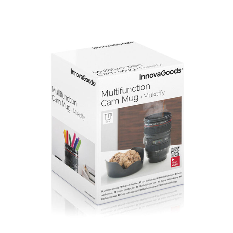 Verre Multifonction avec Couvercle Mukoffy InnovaGoods