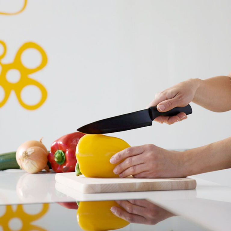 Couteau de table Bravissima Kitchen Set de 7 cuchillos Titanium Acier inoxydable polypropylène