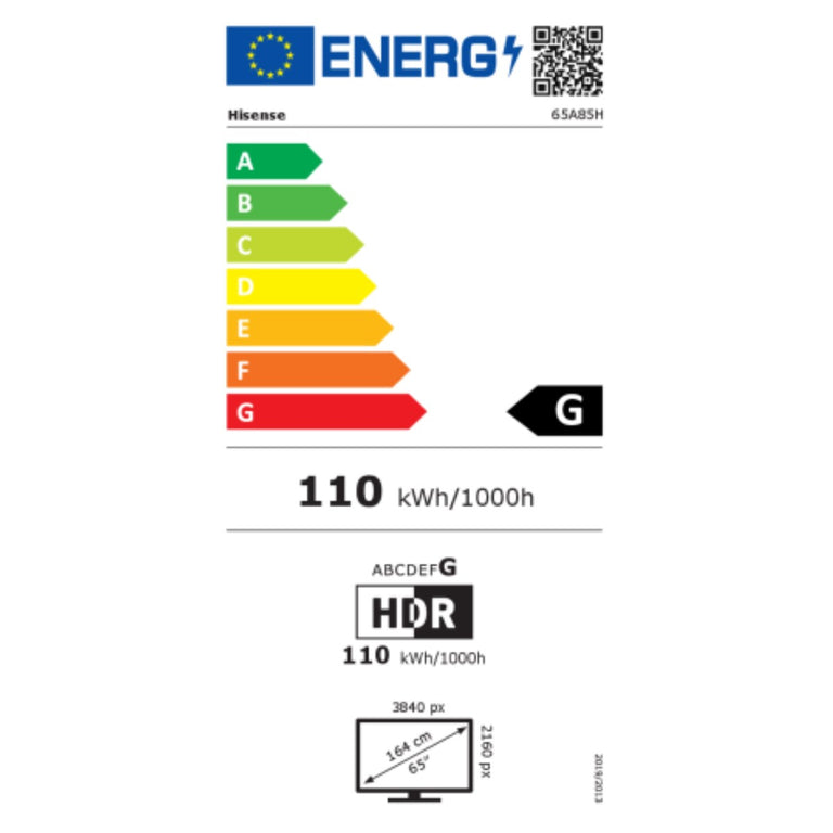 TV intelligente Hisense 65A85H 65" 4K ULTRA HD OLED WIFI