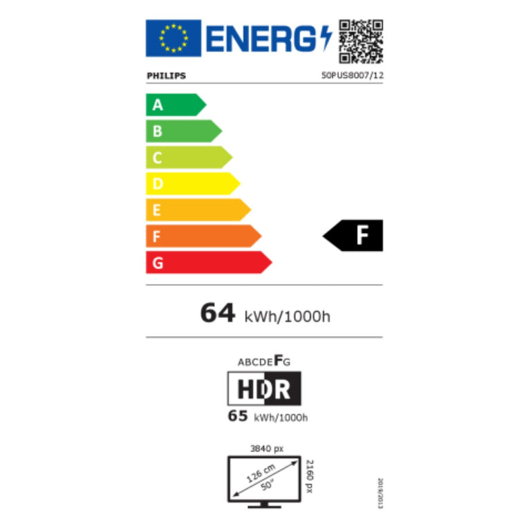 TV intelligente Philips 50PUS8007/12 50" 4K ULTRA HD LED WIFI